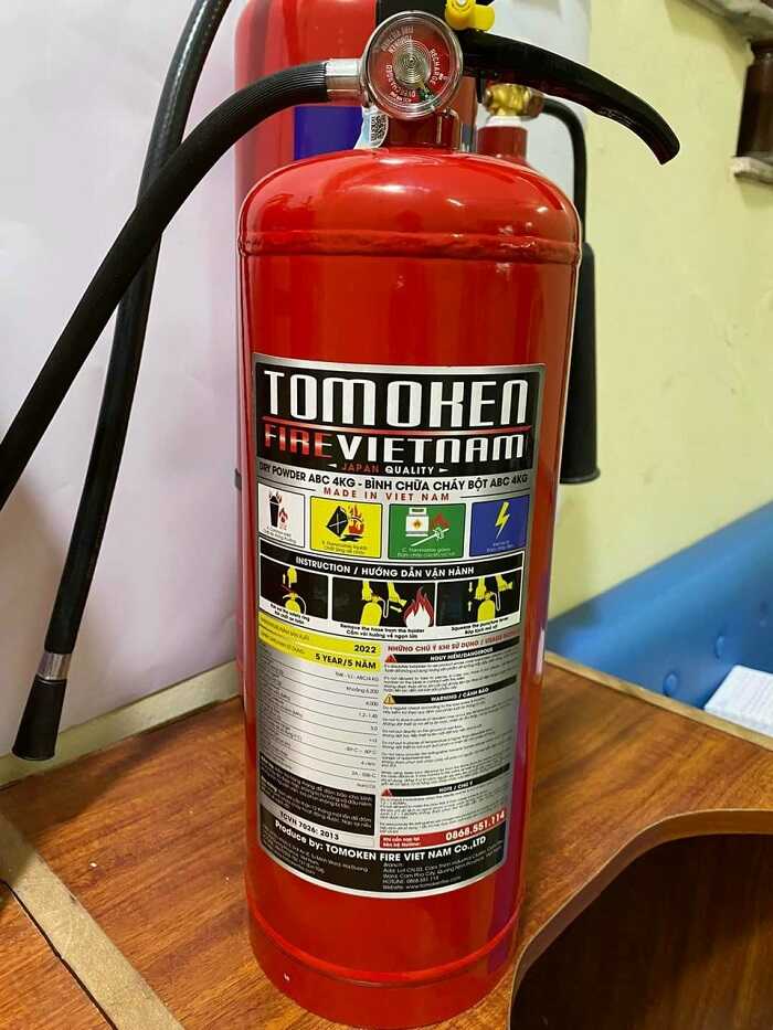 Bình chữa cháy Tomoken 4kg