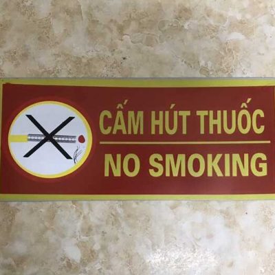 Biển báo cấm hút thuốc